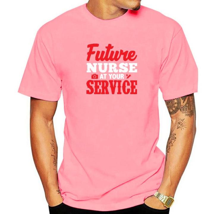 future-nurse-at-your-service-funny-t-shirts-mens-oversized-cotton-tops-streetwear-tee-shirts-boys-casual-short-sleeve-tees