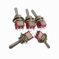 1pc SH T8013-Z1 12mm ON-OFF-ON SPDT DPDT 3/6Pin 2/3Position Maintained Toggle Switch Large Long Handle 3A 250VAC/5A 125VAC Shoes Accessories