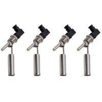 △ 4PC Liquid Float Water Level Sensor Side Mount Float Switch Safe Stainless Steel Under 220V