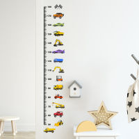 Transport Truck Cars Growth Chart for Kids Wall Stickers Measure Height Wall Chart Children Ruler Nursery Room Decor Wall Art2023