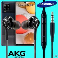 หูฟัง สมอลทอล์ค Samsung แท้ 3.5 mm Aux In-Ear ซัมซุง Galaxy A42 5G และทุกรุ่น อินเอียร์ สายผ้าถัก เสียงดี เบสหนัก เล่น-หยุด-เลื่อนเพลง ปรับระดับเสียง