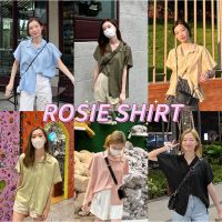 rosie shirt เสื้อเชิ้ตโอเวอร์ไซส์ (thanan.closet)