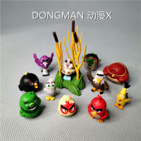 Classic Game Angry Birdsa Cartoon Mini Doll Action Figures Model Creative Funny Toys Present Children Desktop Decoration