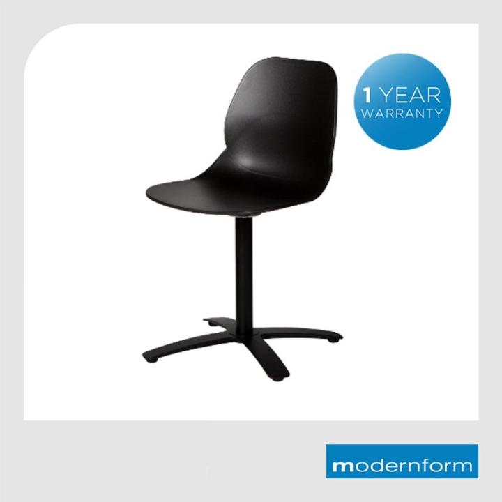 modernform-เก้าอี้เอนกประสงค์-เก้าอี้สัมมนา-เก้าอี้ทำงาน-เก้าอี้จัดประชุม-รุ่น-ct618-สีดำ-บอดี้พลาสติก-น้ำหนักเบาทนทาน-ขาเหล็ก