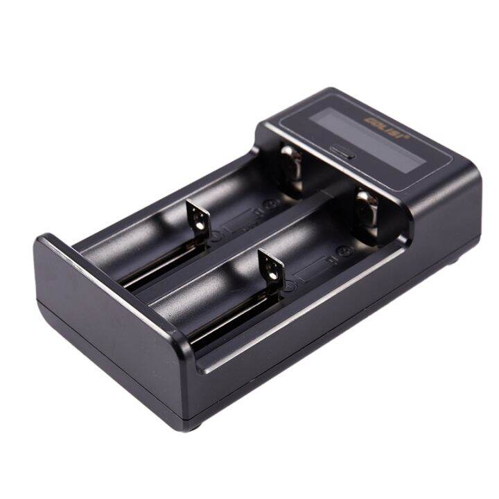 Golisi I2 2.0A Mini Smart Battery Charger Quick Charge Lcd Display