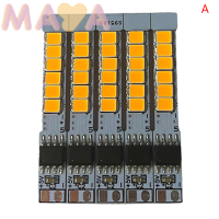 Maya 5ชิ้นไฟ LED แฟลชเทียนไดโอดบอร์ดโคมไฟ DIY เทียนเลียนแบบเปลวไฟ PCB อุปกรณ์ตกแต่งหลอดไฟ