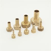 Pagoda connector 6 8 10 12 14mm hose barb connector hose tail thread 1/8 1/4 3/8 1/2 inch thread (PT)brass water pipe fittings