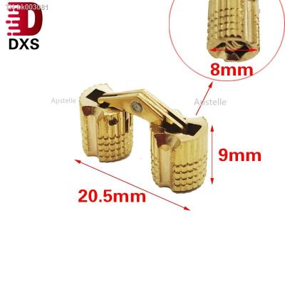 №♟❆ 1Pcs Copper Barrel Hinges Cylindrical Hidden Cabinet Invisible Brass 8mm 10mm 12mm 14mm 16mm 18mm Door Small Box Hinge