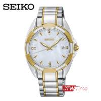 (ผ่อนชำระ สูงสุด 10 เดือน) Seiko Quartz Diamond Womens Watch นาฬิกาข้อมือผู้หญิง สายสแตนเลส รุ่น SKK886P1