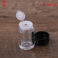 [huguosheng] 1pcs 10ml ขวดเครื่องสำอางสีขาวเปล่า sifter Jar ภาชนะสกรูฝาแต่งหน้า