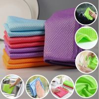 10pcs/5pcs 40x30cm NanoScale Streak-Free Miracle Cleaning Cloths Reusable Easy Clean Home Kitchen Supplies Cleaning Towels