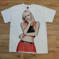 【New】TSHIRTฝ้ายirjfje LALISA kpop blackpink เสื้อยืด ผู้หญิง ผู้ชาย สไตล์เกาหลี ดพิมพ์ลาย ดผ้าเด้ง คอกลม cotton แฟชั่น เสื้อค