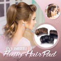 Bun Maker เครื่องมือใส่ผมหนังเทียม Bump Up Comb Partial Fluffy สำหรับในร่มสำหรับผู้หญิง