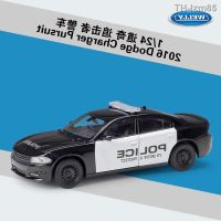 ? โมเดลรถ ของขวัญสำหรับเด็ก WELLY Willie luxuriously dodge alloy 2016 pursuit of the police car simulation model toys gifts