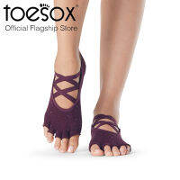 ToeSox โทซอคส์ ถุงเท้ากันลื่นเปิดนิ้วเท้า รุ่น Elle