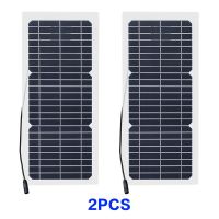 คุณภาพสูง Wires 10w cell adapter 12v Monocrystalline panel DIY Leads Adapters solar semi-flexible battery 12vol DC Transparent silicon Xinpuguang phone module