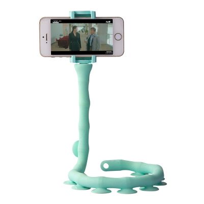 ♠ Home Wall Live Support New Cute Caterpillar Lazy Bracket Mobile Phone Desktop Bicycle Car Holder Worm Flexible Suction Cup Stand