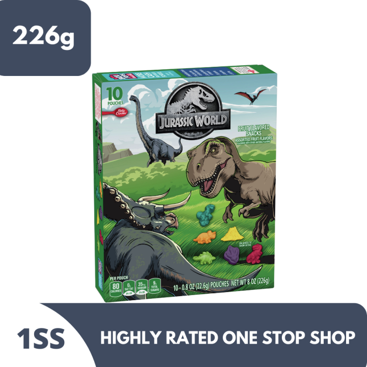 Betty Crocker Jurassic World Fruit Flavored Snack 226g Lazada PH