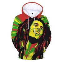 Bob Marley 3D Prited Hoodies Men and Women Reggae Sweatshirts Printed Sweatshirts Pullover Unisex Harajuku Oversize Hoodies