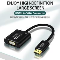 (Bishop Belle)สายไปยังตัวแปลงวีจีเอ HDMI ชนิด C,สำหรับกล่องทีวี4K แปลง1080P USB ใช้ได้กับ3.0 HDMI