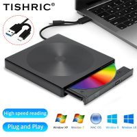 Titric เครื่องเล่น DVD RW CD Writer ขับรถ USB 3.0ส่งโปรโตคอลออปติคัลไดรฟ์ภายนอกซีดีสำหรับเดสก์ท็อปพีซีแล็ปท็อป