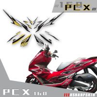 KSHARPSKIN decals For HONDA PCX125 PCX160 pcx 2021 Motorcycle fairing sticker graphics moto body Decorative protection stickers Decals  Emblems