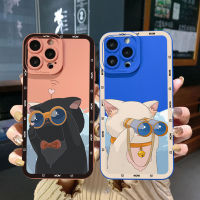 เคสโทรศัพท์สำหรับ OPPO A17 A17K A57 A77 A57S A77S A53 A54 5กรัม A74 A94 4กรัม A12 A7 A5S A95 A96 A76การ์ตูนแมวน่ารักฝาครอบขอบสี่เหลี่ยมฝาครอบป้องกันเต็มเลน