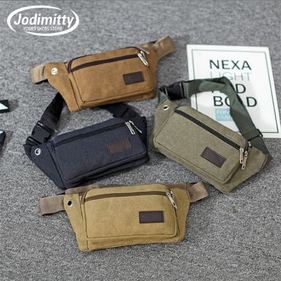 New Canvas Waist Bags Belt Bag Chest Phone Pouch Bum Bag Casual Crossbody Wallet Belt Shoulder Travel Sport Purse Pocket 【MAY】