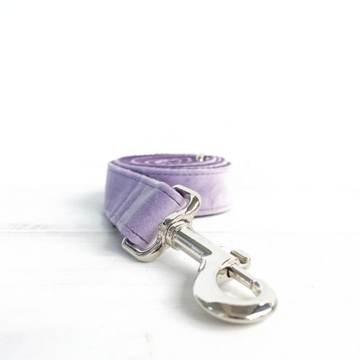 light-purple-polyester-leash-for-dog-bite-resistant-collar-anti-lost-adjustable-traction-rope-dog-accessories-hondenriem