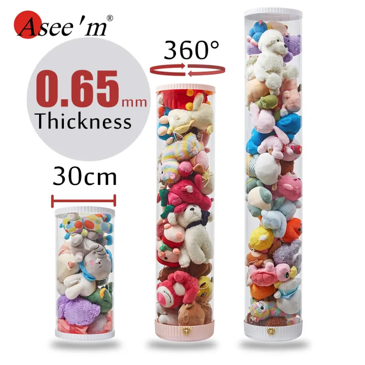 enlarged 30cm diameter rotation/standard plush toys storage basket