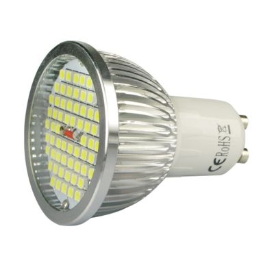 CarCool หลอดไฟสปอร์ตไลท์ LED 10 X GU10 6W 60 SMD3528สีวอร์มไวท์/วันสีขาว