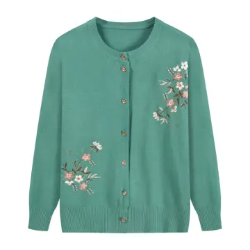 Elderly women's outlet cardigans