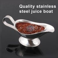 Gravy Boat Stainless Steel Juice Bucket Dish Roasting Vinegar Pepper Serving Container Pouring Tool