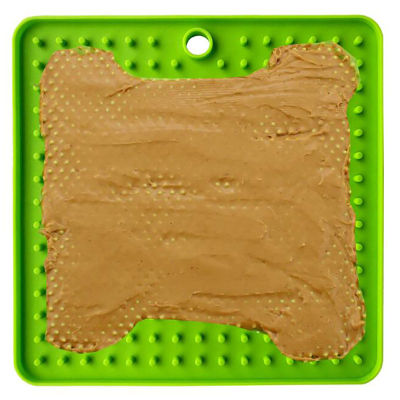 New Pet Dog Feeding Food Bowl Silicone Dog Feeding Lick Pad Dog Slow Feeders Treat Dispensing Mat For Dogs Cats Slow Food Bowls