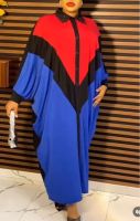 [COD] African Dresses for Fashion Sleeve Polyester Robes Muslim Abaya