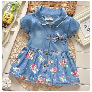 1-4 Years Baby Girl Hoodie Frock with Jeans Casual 5002-mncb.edu.vn