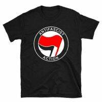 เสื้อยืดผ้าฝ้าย100% 6XL 5XL สัญลักษณ์ Antifa