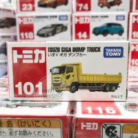 โมเดลรถเหล็ก Tomica แท้ Tomica 101 Isuzu Giga Dump Truck