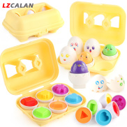 Lzca bé học giáo dục đồ chơi trứng thông minh hình dạng màu sắc phù hợp
