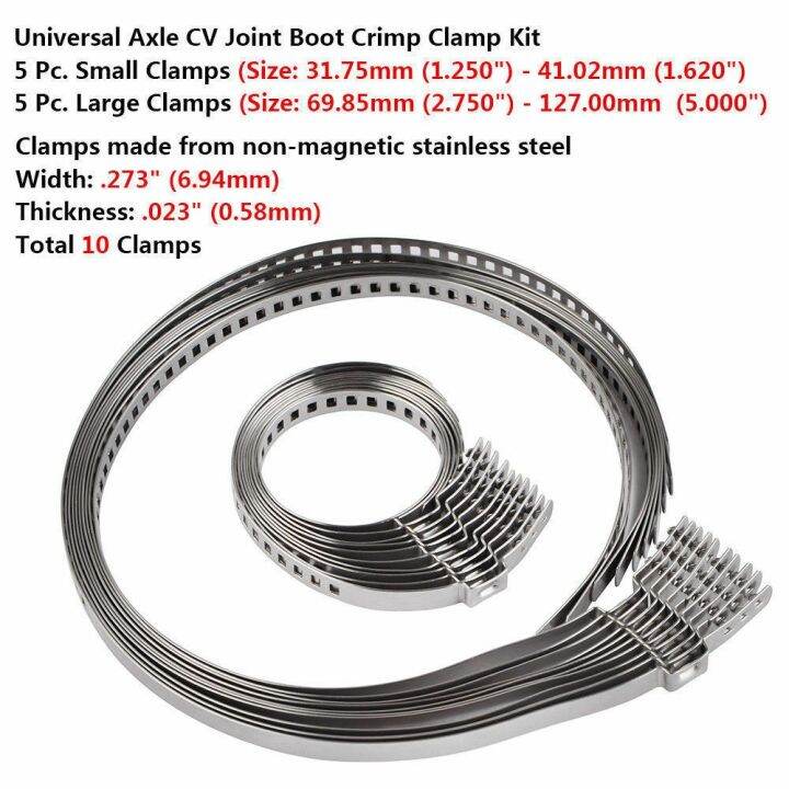 santu-store-สำหรับ-driveshaft-cvjoints-ชุดยางรอง10pcs-clamps-แคลมป์ยึดสแตนเลสคลิป-srt