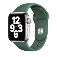 สายสำหรับสายคาด Apple Watch 44มม. 40มม. 38มม. 42มม. IWatch 3 4 5 6 SE สร้อยข้อมือสปอร์ตซิลิโคน Correa Apple Watch Series 7 45มม. 41มม.