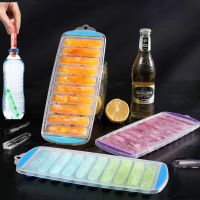 hot【cw】 Reusable Silicone Tray Trays Freezer With Lid Ideal Bottles Jugs Mould