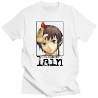 Camiseta con estampado de serie de experimentos para Hombre, camisa de Anime con gráfico de Lain de Manga corta, cómoda, informal, Unsiex