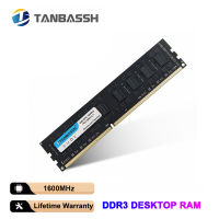 TANBASSH 4GB 8GB DDR3 1600MHz หน่วยความจำเดสก์ท็อปยาว DIMM RAM เข้ากันได้สำหรับเมนบอร์ดทั้งหมด