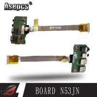 Asepcs สำหรับ Asus N53 N53jn N53s N53sm N53sv N53jf N53jg N53jf N53jl ใช้งานแผงวงจรระบบเสียงพร้อมพอร์ต Usb