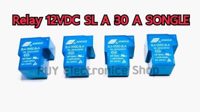 รีเลย์ RELAY 12V 30A 4ขา SONGLE  SLA-12VDC-SLA สีฟ้า 1ชิ้น สำหรับงานเครื่องเชื่อมทุกรุ่น  เครื่องเสียงและวงจรเพาเวอร์ทั่วไป