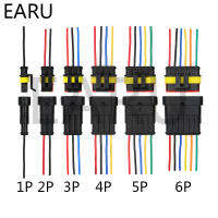 1 ชุด AMP 1P 2P 3P 4P 5P 6P Way กันน้ำไฟฟ้าอัตโนมัติ Connector ชายหญิงปลั๊กสายไฟสำหรับรถยนต์รถจักรยานยนต์-lihanrui