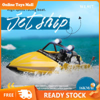 Wltoys Wl917เรือเครื่องบินเจ็ท Rc ขนาดเล็กพร้อมรีโมทคอนโทรลเรือการแข่งขันความเร็วสูงไฟฟ้า2.4G เรือของเล่นสำหรับเด็ก【cod】