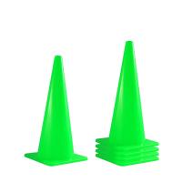 กรวยฝึกซ้อม ความสูงมาตรฐาน 18 นิ้ว ชุด 5 อัน กรวยกีฬา กรวยซ้อมบอล สีเขียว/ Soccer Training Cones