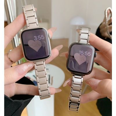 สายนาฬิกาข้อมือสเตนเลส คุณภาพสูง สําหรับ Apple Watch Strap i Watch Strap Series 7 6 5 4 3 2 1 ขนาด 41 มม. 45 มม. 38 มม. 40 มม. 44 มม.